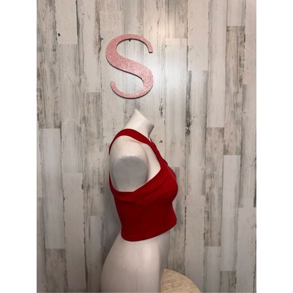 Red tank top blouse size small - Picture 3 of 6